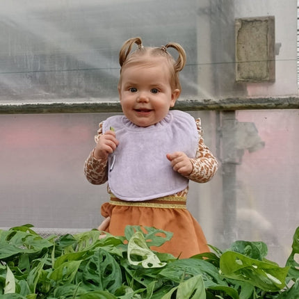 Silly Billyz Slabbetje Large Lavender koop je bij Babywinkel