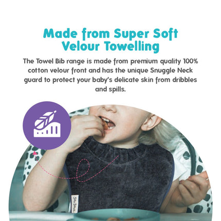 Silly Billyz Slabbetje Large White Sand koop je bij Babywinkel