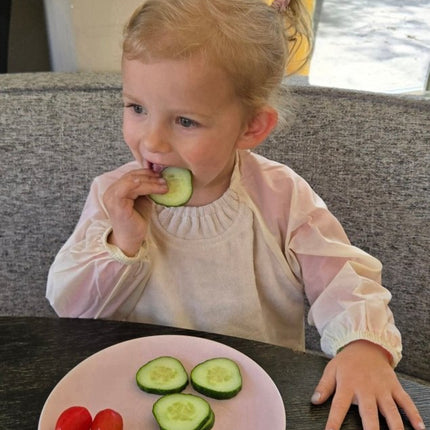 Silly Billyz Slabbetje Large White Sand koop je bij Babywinkel