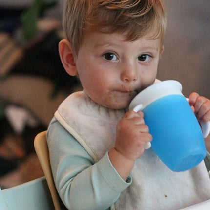 Silly Billyz Slabbetje Large White Sand koop je bij Babywinkel