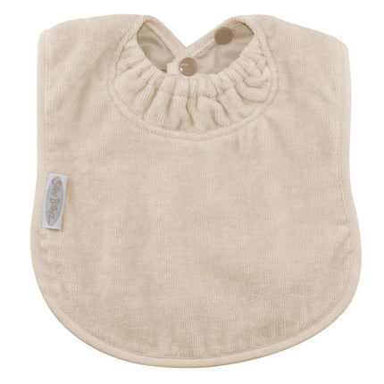 Silly Billyz Slabbetje Large White Sand koop je bij Babywinkel
