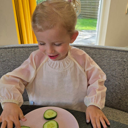 Silly Billyz Slabbetje Large White Sand koop je bij Babywinkel