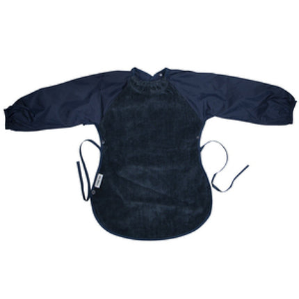 Silly Billyz Slabbetje Messy Eater Met Lange Mouwen Navy koop je bij Babywinkel