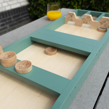 Sjoelbak/shuffle board/jeu de pallet/Jakkolo basilgreen koop je bij Babywinkel