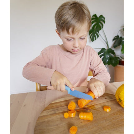 SKÅGFÄ KLYV Classic Kidssafe Mes Cornflower koop je bij Babywinkel