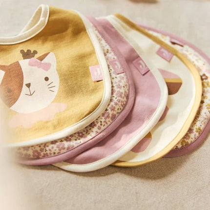 Jollein Slabbetje Flower Fairies Waterproef 5St koop je bij Babywinkel