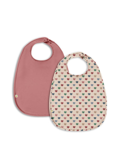 Slabbetjes Coeur Colore/ Faded Rose 2st koop je bij Babywinkel