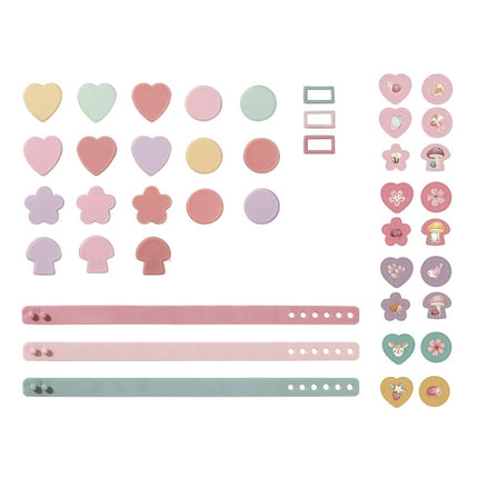 Little Dutch Sæt til fremstilling af armbånd – Rosa & Friends
