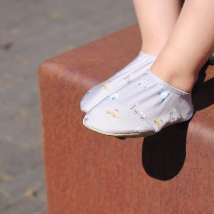 Slipstop Waterschoentjes Cars Naturel Boys koop je bij Babywinkel