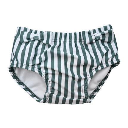 Slipstop Zwembroek Kind Green Bay Stripe Meisje koop je bij Babywinkel