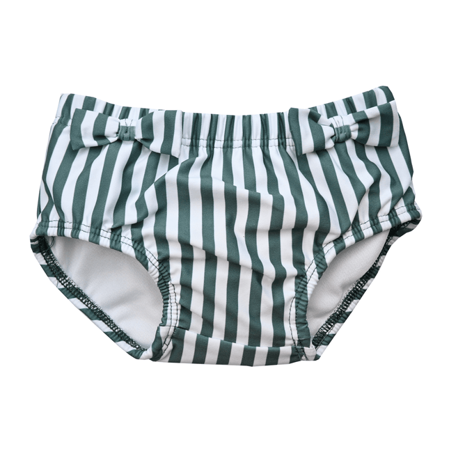 Slipstop Zwembroek Kind Green Bay Stripe Meisje koop je bij Babywinkel