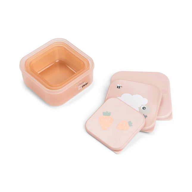 Done by Deer Snackbakje Tiny Farm Roze 3St koop je bij Babywinkel