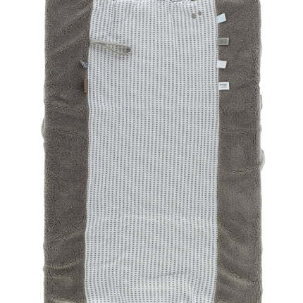 Snoozebaby Aankleedkussenhoes Happy Dressing Warm Brown 45x70cm koop je bij Babywinkel