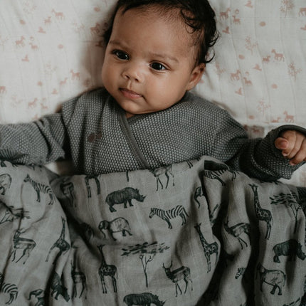 Snoozebaby Wiegdeken T.O.G 2.0 Dark Green 100x75cm koop je bij Babywinkel