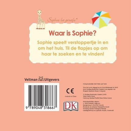 Sophie de Giraf Baby Boekje Boekje: Waar Is Sophie? koop je bij Babywinkel