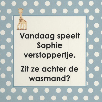 Sophie de Giraf Baby Boekje Boekje: Waar Is Sophie? koop je bij Babywinkel