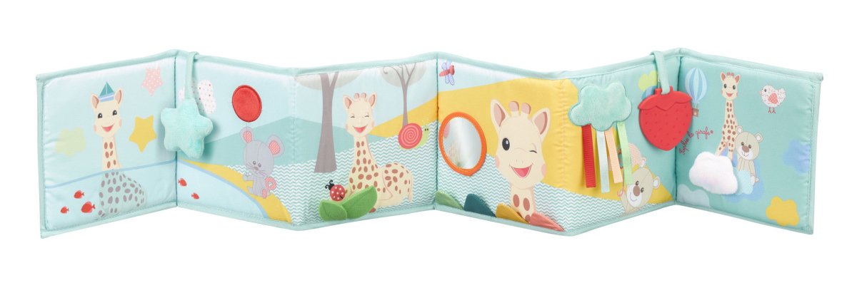 Sophie de Giraf Baby Boekje Opvouwbaar Speelboek koop je bij Babywinkel