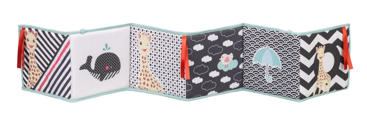 Sophie de Giraf Baby Boekje Opvouwbaar Speelboek koop je bij Babywinkel