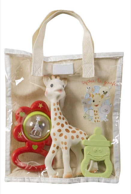 Sophie de Giraf Bijtring Kadotas Met Bijtring En Rammelaar koop je bij Babywinkel