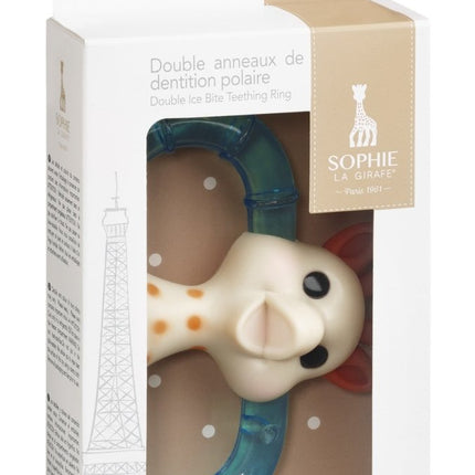 Sophie de Giraf Bijtspeeltje Dubbele Koelbijtring koop je bij Babywinkel