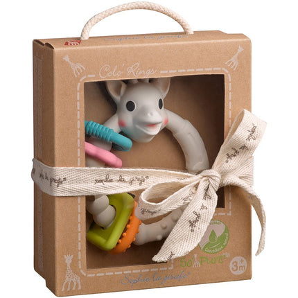 Sophie de Giraf Bijtspeeltje So'Pure Colo'Rings koop je bij Babywinkel
