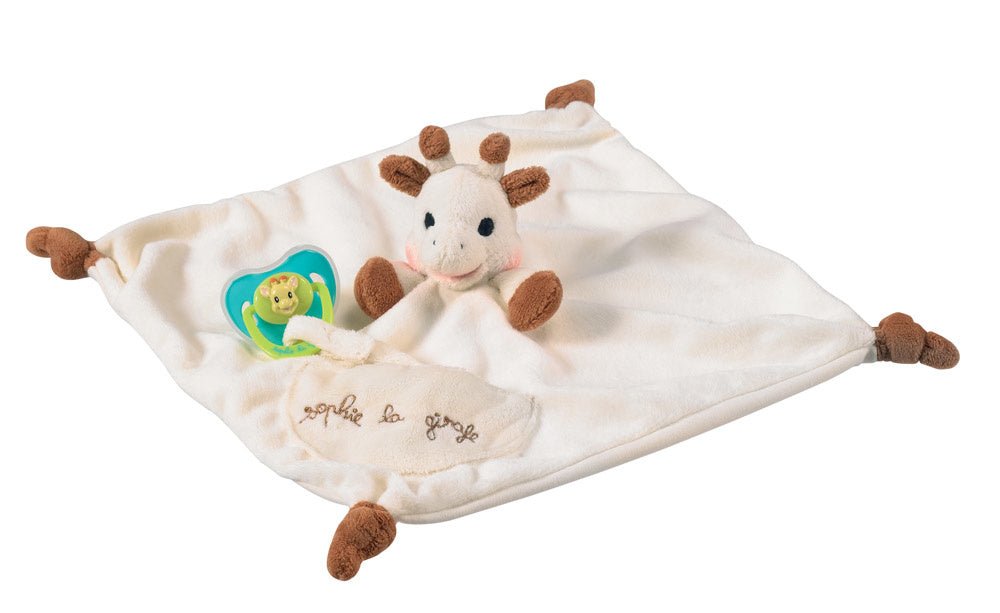 Sophie de Giraf Knuffeldoekje Knuffeldoekje Met Speenhouder koop je bij Babywinkel