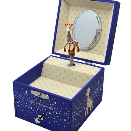 Sophie de Giraf Muziekdoosje Vierkant Glow In The Dark Stars koop je bij Babywinkel