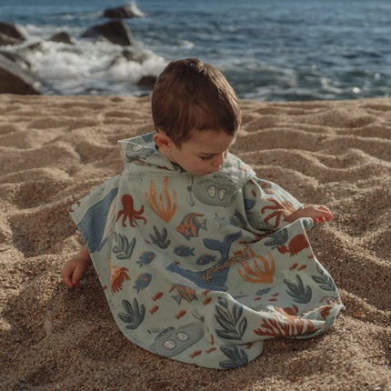 Strand poncho Ocean World Multicolour koop je bij Babywinkel