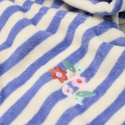 Strandponcho “Dreamy Purple Stripe” – One Size koop je bij Babywinkel