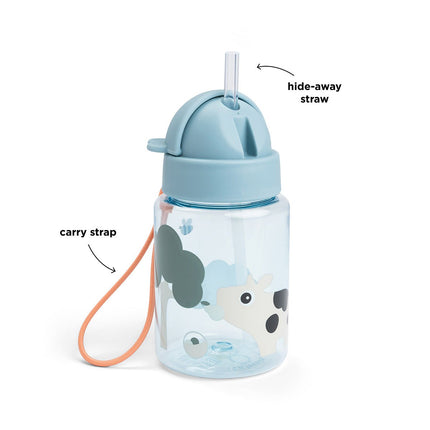 Done by Deer Drinkbeker Tiny Farm Blauw 280Ml koop je bij Babywinkel