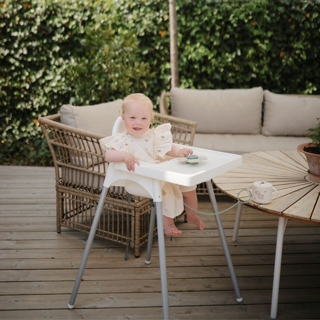 Mushie Spinner Met Zuignap Bloem 11Cm koop je bij Babywinkel