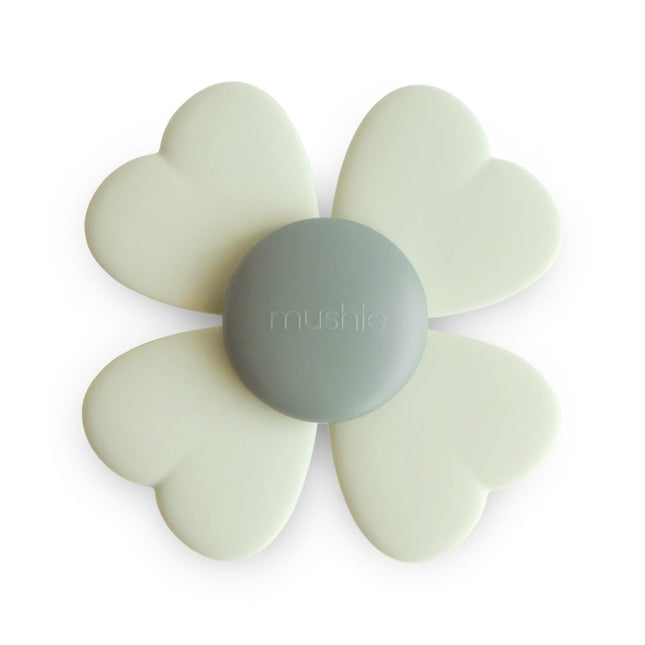 Mushie Spinner Met Zuignap Bloem 11Cm koop je bij Babywinkel