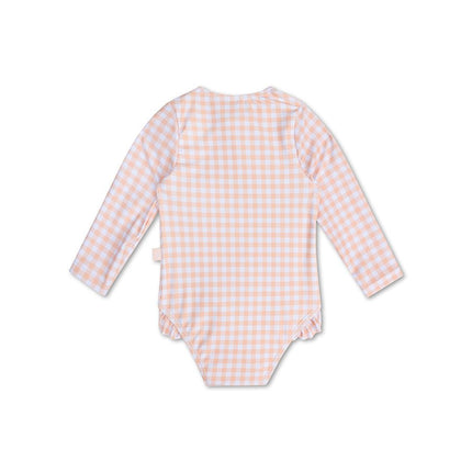 Swim Essentials Badpak Kind Apricot Orange Lange Mouwen koop je bij Babywinkel