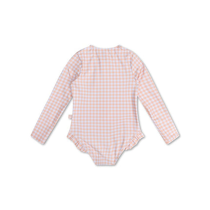 Swim Essentials Badpak Kind Apricot Orange Lange Mouwen koop je bij Babywinkel
