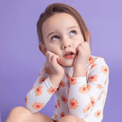 Swim Essentials Badpak Kind Flower Hearts Lange Mouwen koop je bij Babywinkel