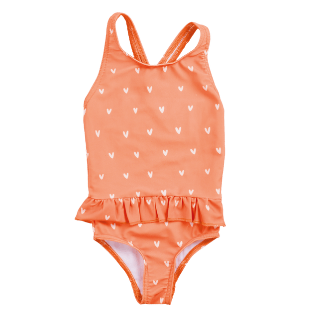 Swim Essentials Badpak Kind Hartjes Oranje koop je bij Babywinkel