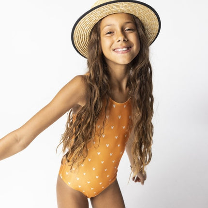 Swim Essentials Badpak Kind Hartjes Oranje koop je bij Babywinkel