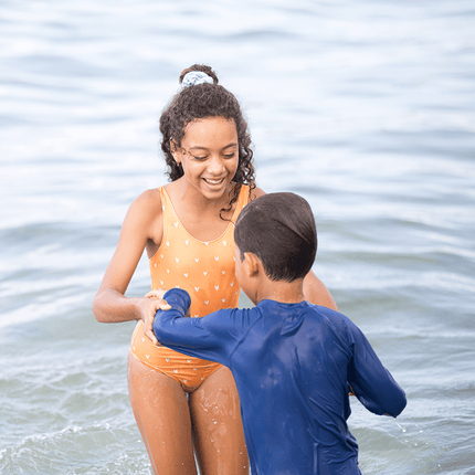 Swim Essentials Badpak Kind Hartjes Oranje koop je bij Babywinkel