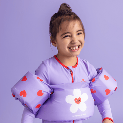 Swim Essentials Badpak Kind Purple Lange Mouwen koop je bij Babywinkel
