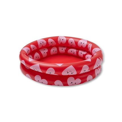 Swim Essentials Red Hearts Baby Zwembad – Ø 60 cm koop je bij Babywinkel