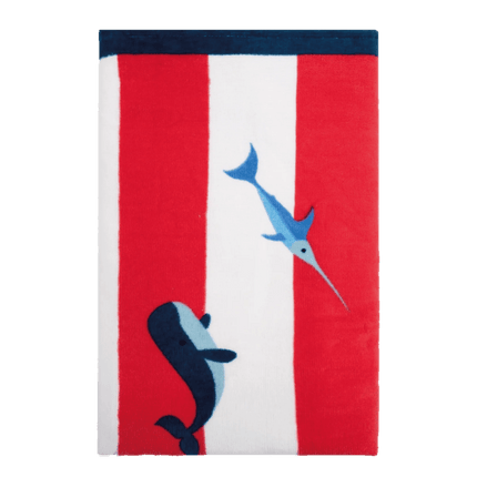 Swim Essentials Strandlaken Walvis Rood 135X65Cm koop je bij Babywinkel