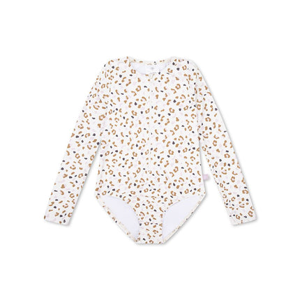 Swim Essentials Uv Zwempak Panterprint Off White Kahki koop je bij Babywinkel