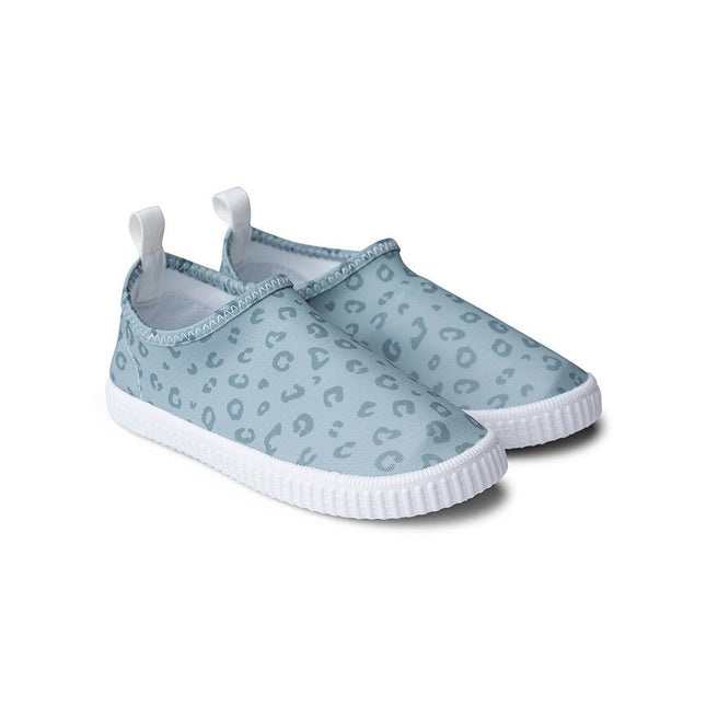 Swim Essentials Waterschoentjes Anti Slip Green Leopard Lycra koop je bij Babywinkel