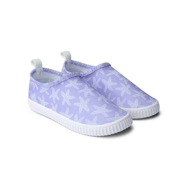 Swim Essentials Waterschoentjes Anti Slip Lila Sea Star Lycra koop je bij Babywinkel