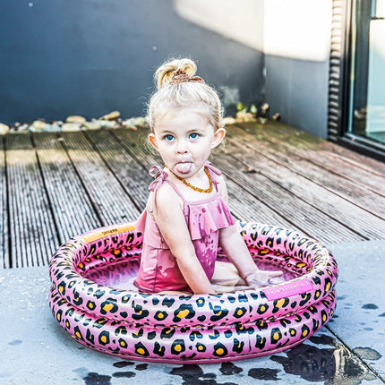 Swim Essentials Zwembad Baby Panterprint Rose Goud 60Cm koop je bij Babywinkel