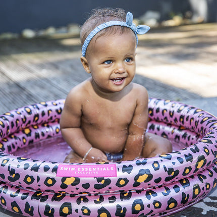 Swim Essentials Zwembad Baby Panterprint Rose Goud 60Cm koop je bij Babywinkel