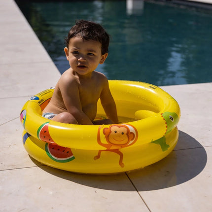 Swim Essentials Zwembad Baby Safari Geel 63Cm koop je bij Babywinkel
