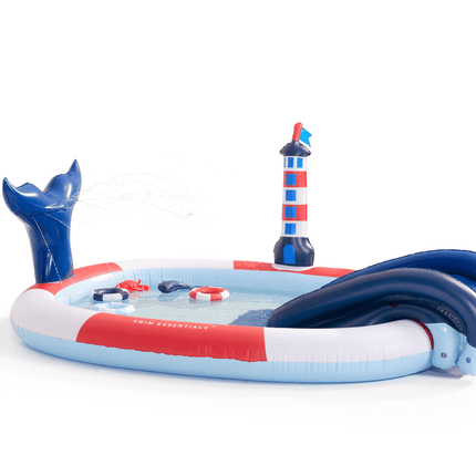 Swim Essentials Zwembad Kind Glijbaan Walvis 2,10M koop je bij Babywinkel