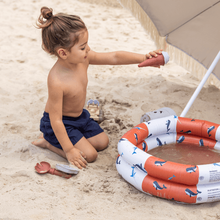 Swim Essentials Zwembad Kind Walvis Rood Wit 60Cm koop je bij Babywinkel