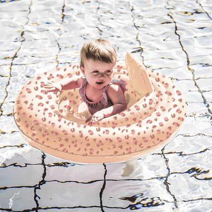 Swim Essentials Zwemband Baby Luipaard Print Roze 0 - 1 Jaar koop je bij Babywinkel